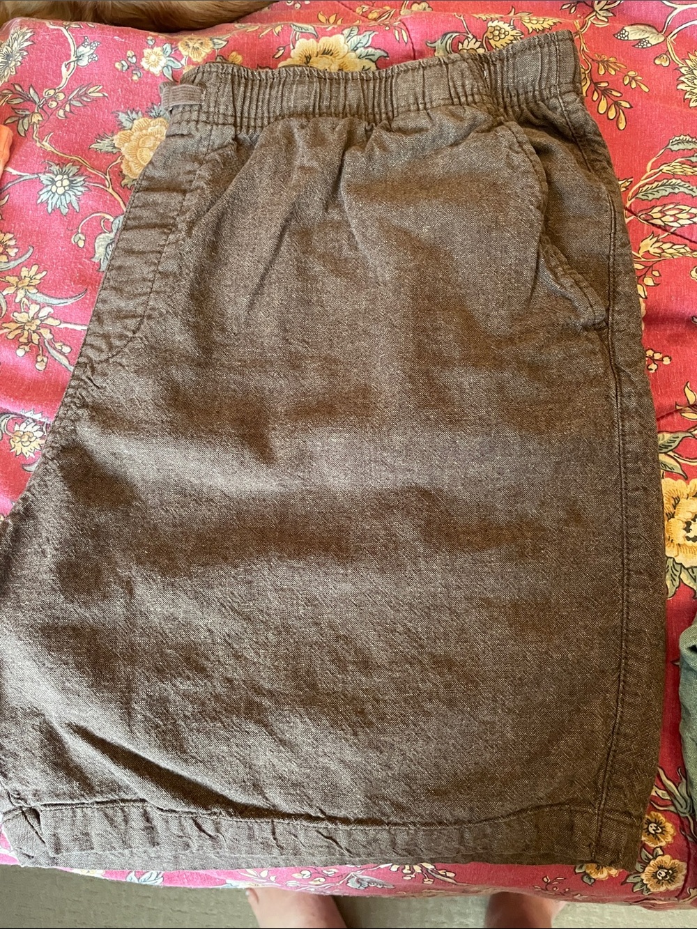 Old Navy Brown linen shorts